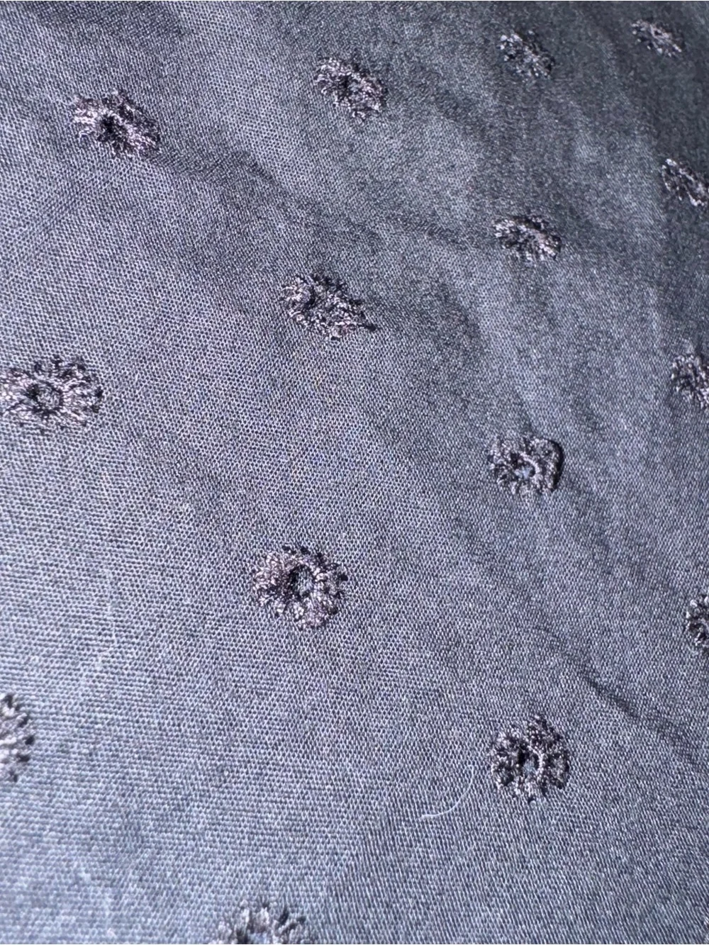 Koret Black A-Line Skirt with Floral Appliqués and Tiered Ruffle Hem